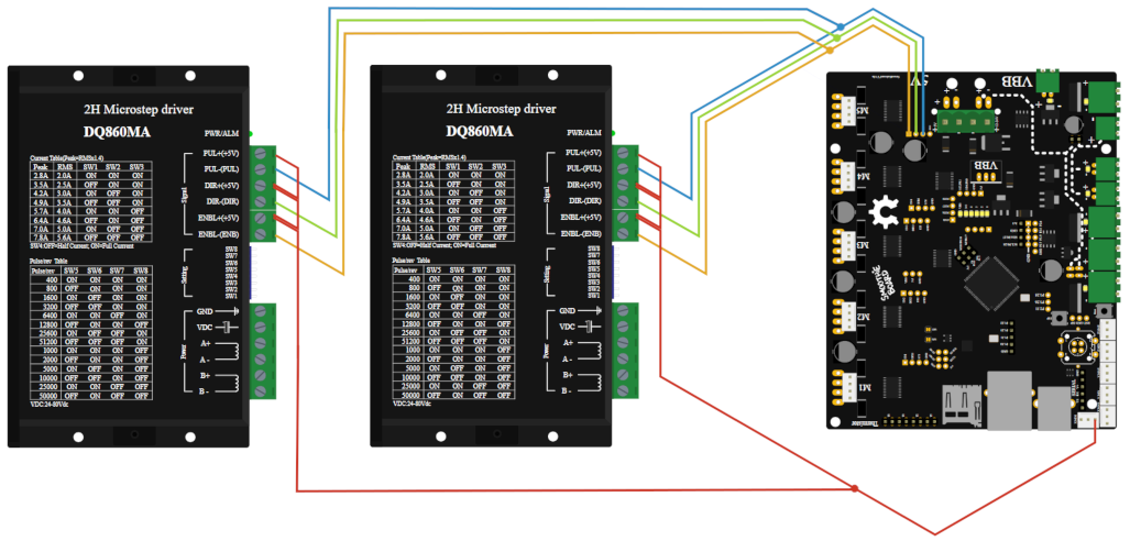 External drivers wired in parallel